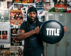 TITLE Boxing Round Punch Shield -Titleboxing Shop psh bk bl 1