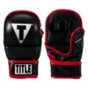 TITLE MMA Perform Safe Spar Glove 2.0 -Titleboxing Shop pssg2 bk rd 01