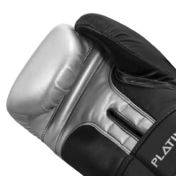 TITLE Platinum Proclaim Power Boxing Bag Gloves -Titleboxing Shop ptppbg bk sv 05