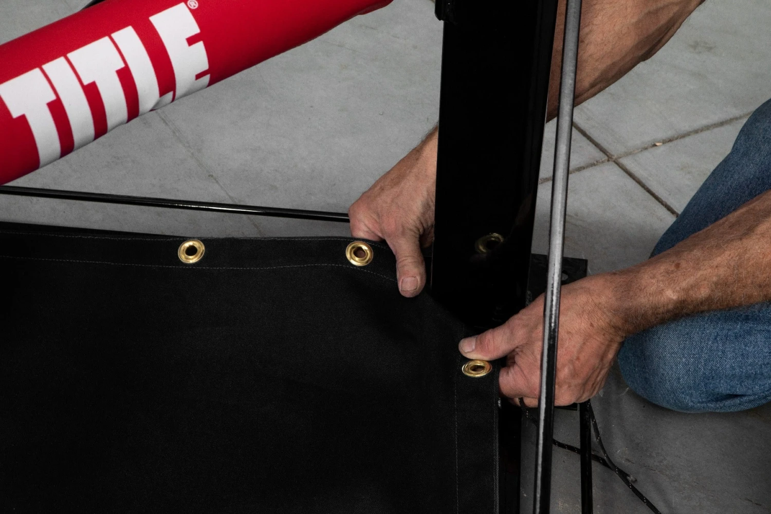 TITLE Boxing Heavy Duty Professional Canvas Ring Cover 4 TITLE Boxing Heavy Duty Professional Canvas Ring Cover - Image 2