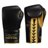 TITLE Boxing Roberto Duran Leather Sparring Gloves -Titleboxing Shop rdsg bk gd 01