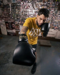 TITLE Boxing Roberto Duran Leather Sparring Gloves -Titleboxing Shop rdsg 2 1