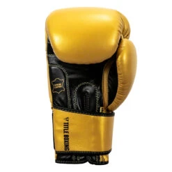 TITLE Boxing Roberto Duran Leather Training Gloves 14 TITLE Boxing Roberto Duran Leather Training Gloves -Titleboxing Shop rdtg gd bk 04