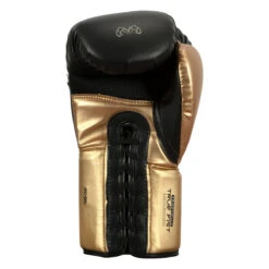 Rival Boxing 100 Series Lace Sparring Gloves -Titleboxing Shop rs100 bk gd 0004