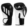 Adidas Speed Tilt 250 Boxing Training Gloves -Titleboxing Shop spd250tg bk wh 1 1