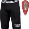 TITLE Boxing Pro Compress Shorts -Titleboxing Shop tb119 bk 01