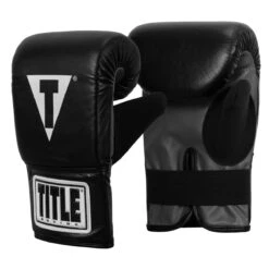 TITLE Boxing Pro Leather Bag Gloves 3.0 -Titleboxing Shop tbg3 bk gr 02