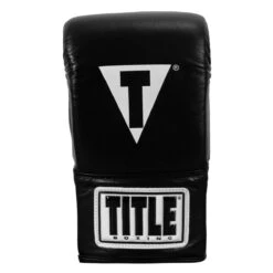 TITLE Boxing Pro Leather Bag Gloves 3.0 -Titleboxing Shop tbg3 bk gr 03