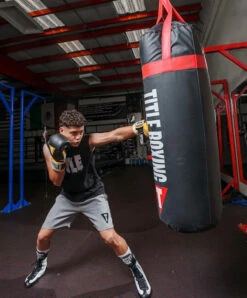 TITLE Boxing Speed-Flex Encore High-Top Shoes -Titleboxing Shop tbs 2 bk wh 2 2