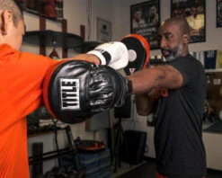 TITLE Boxing Incredi-Ball Leather Punch Mitts 2.0 -Titleboxing Shop tipml2 bk rd 1