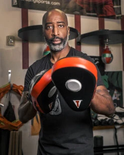 TITLE Boxing Incredi-Ball Leather Punch Mitts 2.0 -Titleboxing Shop tipml2 bk rd 2