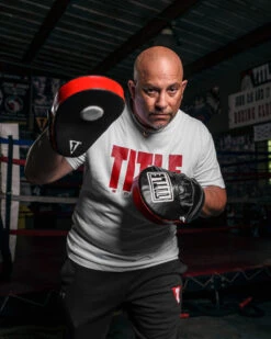 TITLE Boxing Incredi-Ball Leather Punch Mitts 2.0 -Titleboxing Shop tipml2 bk rd 1