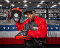 TITLE Boxing Incredi-Ball Leather Punch Mitts 2.0 -Titleboxing Shop tipml2 bk rd 3