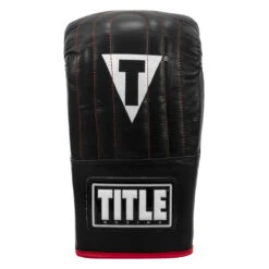 TITLE Boxing Professional Old School Leather Bag Gloves 3.0 -Titleboxing Shop tlsbg3 bk 03