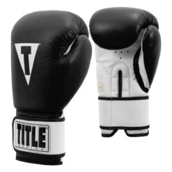TITLE Premier Leather Super Bag Gloves 2.0 -Titleboxing Shop tsbg2 bk wh 002 1 1