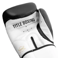 TITLE Premier Leather Super Bag Gloves 2.0 -Titleboxing Shop tsbg2 bk wh 005 1 1