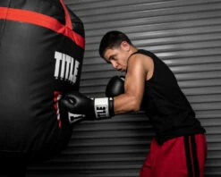 TITLE Premier Leather Super Bag Gloves 2.0 -Titleboxing Shop tsbg2 bk 1 1