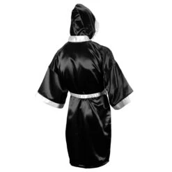 TITLE Boxing Full Length Robe -Titleboxing Shop tsrfl bk wh 3