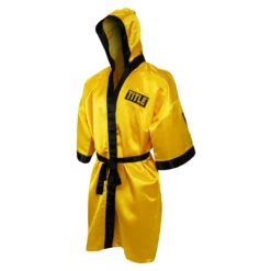 TITLE Boxing Pro Full Length Boxing Robe -Titleboxing Shop tsrfl2 gd bk 01