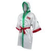 TITLE Boxing Pro Full Length Boxing Robe -Titleboxing Shop tsrfl2 rd wh gn 01