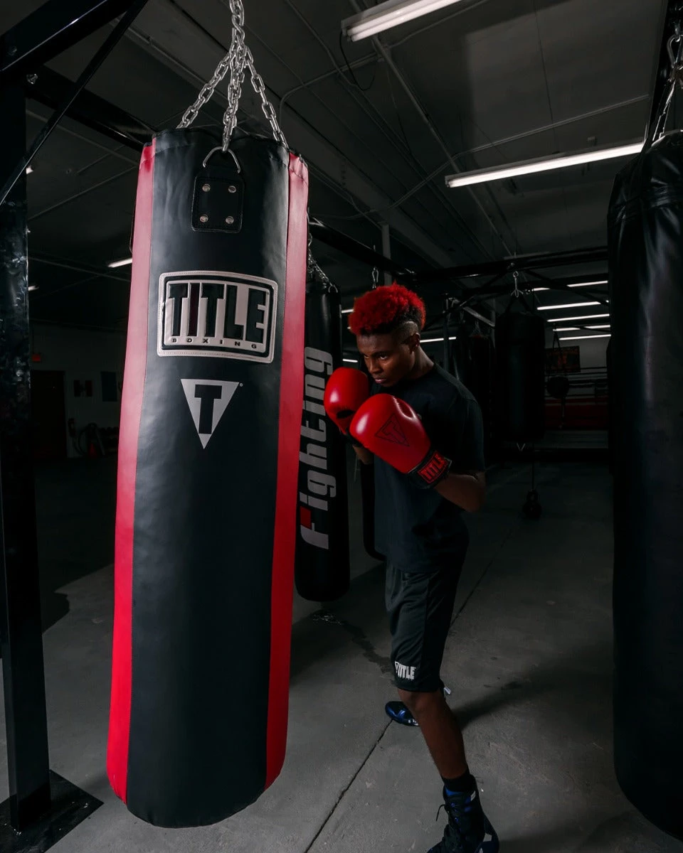 TITLE Boxing Synthetic Leather Heavy Bag (Unfilled) 4 TITLE Boxing Synthetic Leather Heavy Bag (Unfilled) - Image 2