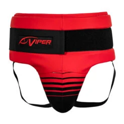 Viper By TITLE Boxing Defense Groin Protector -Titleboxing Shop vdfgp rd bk 2 1