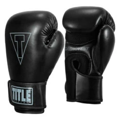 TITLE Boxing Vegan Fitness Bag Gloves -Titleboxing Shop vgfbg bk bk 2 1 1