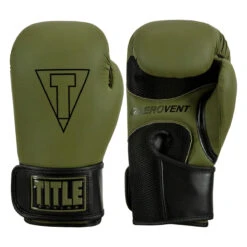 TITLE Boxing Vegan Fitness Bag Gloves -Titleboxing Shop vgfbg gn bk 1 1 1