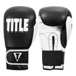 TITLE Boxing Dynamic Strike Heavy Bag Gloves -Titleboxing Shop xdbg bk wh 001 2