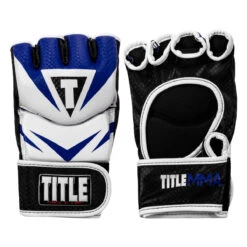 TITLE MMA Command Pro Fight Gloves 26 TITLE MMA Command Pro Fight Gloves -Titleboxing Shop xmcpfg bl wh 001 1
