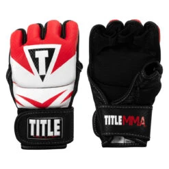 TITLE MMA Command Training Gloves 16 TITLE MMA Command Training Gloves -Titleboxing Shop xmctg rd wh 001 1