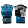 TITLE MMA Menace Metallic Training Gloves -Titleboxing Shop xmmtg bl sv 001