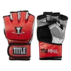 TITLE MMA Menace Metallic Training Gloves 30 TITLE MMA Menace Metallic Training Gloves -Titleboxing Shop xmmtg rd sv 001 1