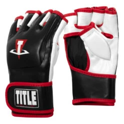 TITLE MMA Conflict Training Gloves 12 TITLE MMA Conflict Training Gloves -Titleboxing Shop xmtg bk wh rd 002