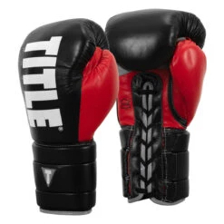 TITLE Boxing Leather Enforcer Pro Sparring Gloves -Titleboxing Shop xrvcsg bk sv 02