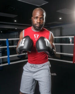 TITLE Boxing Leather Enforcer Pro Sparring Gloves -Titleboxing Shop xrvcsg bk sv 1