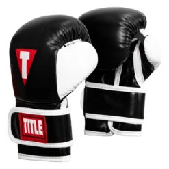 TITLE Boxing Youth Bag Gloves 18 TITLE Boxing Youth Bag Gloves -Titleboxing Shop ytbbg bk wh 02