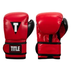 TITLE Boxing Youth Bag Gloves 22 TITLE Boxing Youth Bag Gloves -Titleboxing Shop ytbbg rd bk 01