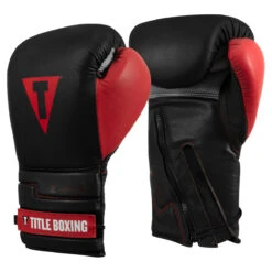 TITLE Boxing Z-FLY Bag Gloves -Titleboxing Shop zflybg bk rd 2 1
