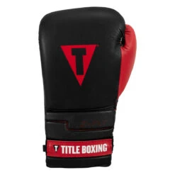 TITLE Boxing Z-FLY Bag Gloves -Titleboxing Shop zflybg bk rd 3 1