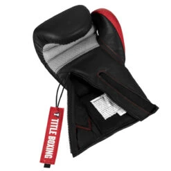 TITLE Boxing Z-FLY Bag Gloves -Titleboxing Shop zflybg bk rd 6 1