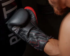 TITLE Boxing Z-FLY Bag Gloves -Titleboxing Shop zflybg bk rd 7 1