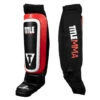 TITLE MMA Shin-N-Instep Pull-On Guards 1 TITLE MMA Shin-N-Instep Pull-On Guards -Titleboxing Shop ztsnsg bk rd 1